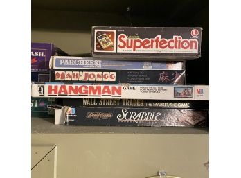 Lot Of Board Games And Card Games