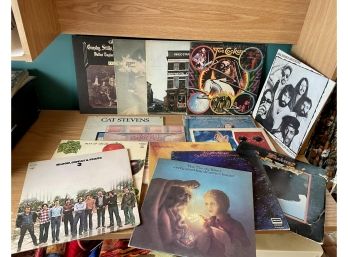 Lot Of Record Albums Mostly Classic Rock