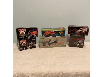 Lot Of 6 Limited Edition Texaco Die-Cast Banks