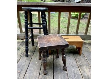Lot Of Country Stools