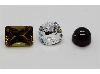 Loose Gems - Garnet, Autumn Color Change Nano & White Swarovski