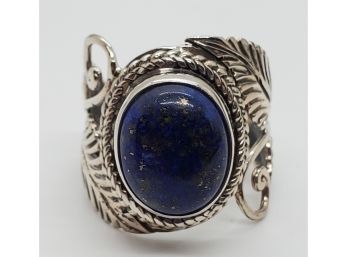 Bali Lapis Ring In Sterling Silver