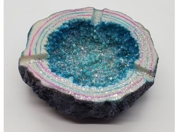 Very Cool Sparkling Geode Style Decorative Ashtray