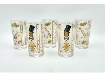 Set Of Vintage Barware Glasses