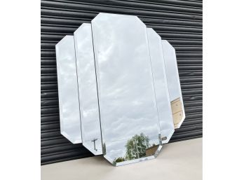 Vintage 5-Panel Layered Wall Mirror