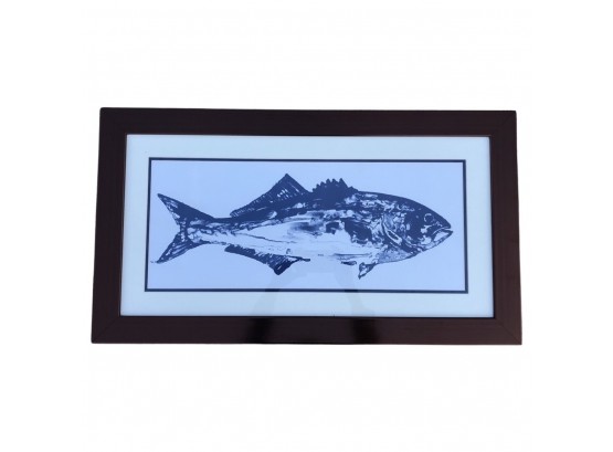Framed Fish Print - Glass Not Acrylic