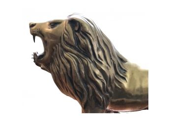Large Vintage Brass LION - SUPER COOL