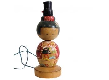 Vintage Japanese Bobblehead Lamp