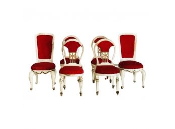 Ideal Made In Japan - Lot Of Six Chairs - Minatures