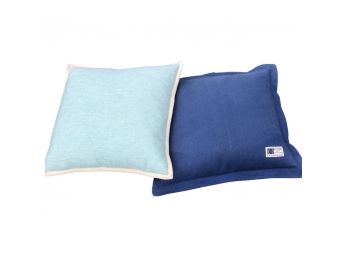 Two Lovely Blue Pillows - Not Cheap-