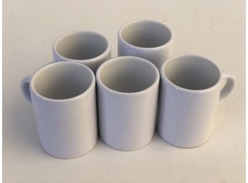 Lot If Five Expresso Cups - Never Used Purchased In Stowe Vt