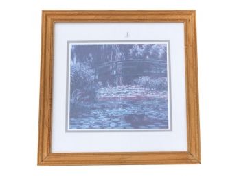 Monet Framed Print Double Matted 19 Inches By 19 Inches