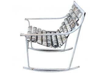 Mid-Century Modern Samsonite Outdoor Tubular Metal  Rocking Chair - 1960s