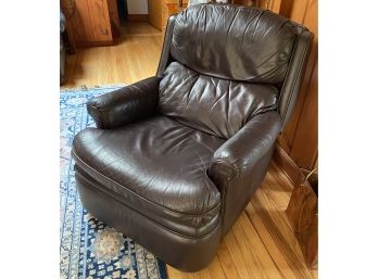 Barca Brown Leather Recliner