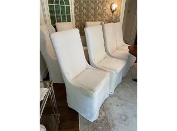 Seven Restoration Hardware Dining Chairs