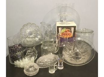 Dozen Of Glassware, Pitchers, Bowls & More