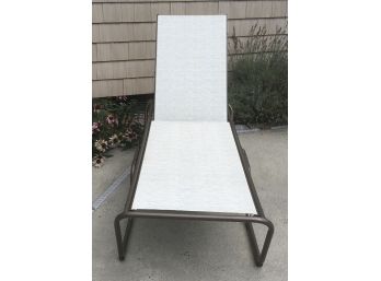 Fantastic Cream Outdoor Chaise Slingback Lounge Chair