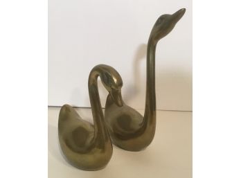 PR. Vintage Brass Swans