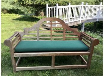 PLANTANTION TIMBERS TEAK Bench With Cushion