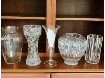 Lot Of 5 Gorgeous Vases