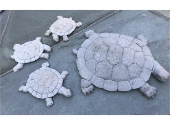 Cute Garden Turtle Family