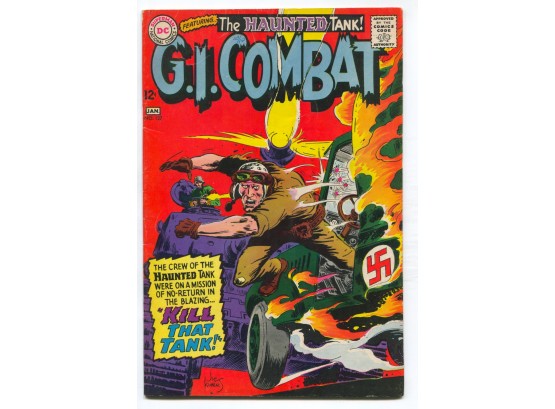 G.I. Combat #127, DC Comics 1968 'Mission - Sudden Death' Silver Age
