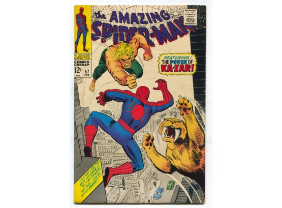 Amazing Spider-Man #57, Marvel Comics 1968 Silver Age