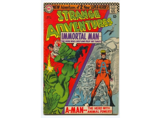 Strange Adventures #190, DC Comics 1966 Silver Age