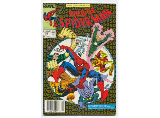 Web Of Spider-man #50, Marvel Comics 1989 - Giant Size Issue