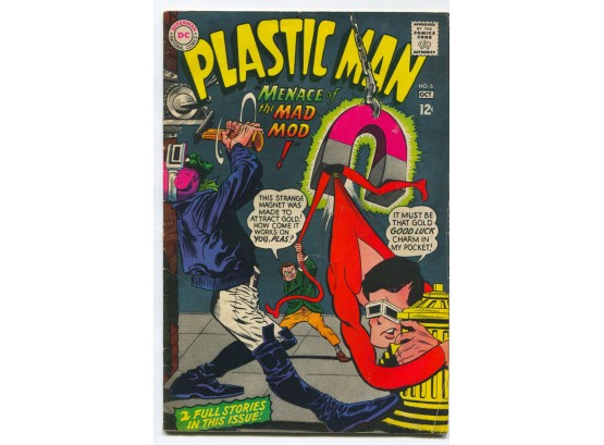 Plastic Man #6, DC Comics 1967   Silver Age