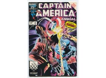 Captain America #8 Annual, Marvel Comics 1986 - Giant Sized Annual