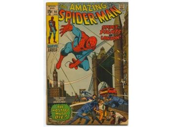 Amazing Spider-man #95, Marvel Comics 1971, Spider-Man Visits London