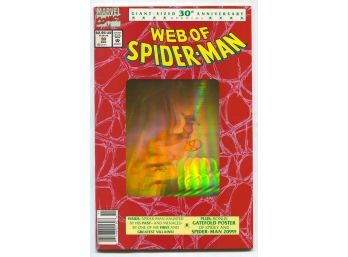 Web Of Spider-Man #90, Marvel Comics 1992 - Holographic Newsstand Edition
