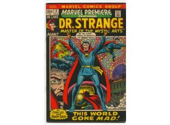 Marvel Premiere Feat. Dr. Strange #3, Marvel Comics, 1972, First Dr. Strange In The Series