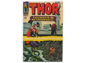 The Mighty Thor #130, Marvel Comics, Silver Age 1966, Thunder In The Netherworld