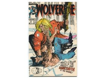 Wolverine #10, Marvel Comics 1989 - First Battle With Sabretooth / Appearance Of Silver Fox