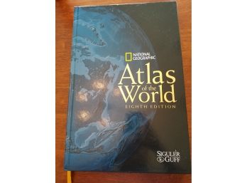 Oversized, HC With Beautiful Color Graphics, National Geographic Atlas Of The World, Eighth Edition