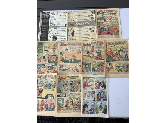 Ten Vintage Comic Books Including Archie And Jughead! No Covers