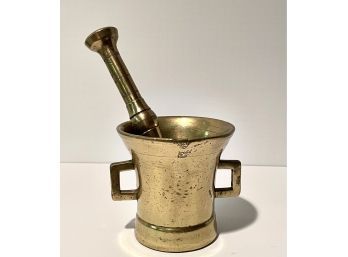 Brass Mortar And Pestle