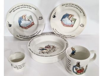 Wedgwood Peter Rabbit Nurseryware 5 Piece Set