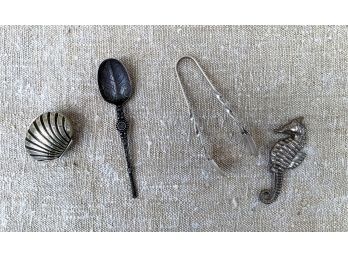 GROUPING OF STERLING SILVER CURIOSITIES
