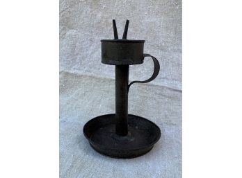 (19thc) TIN CHAMBER LAMP