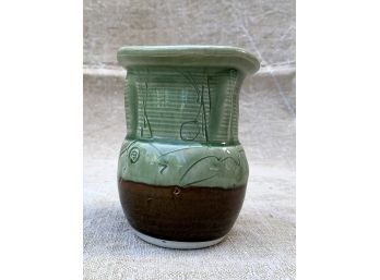 GERRY WILLIAMS DECORATED ART POTTERY VASE
