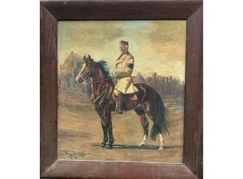 WILBUR L. DUNTLEY (b. 1872) WORLD WAR 1 TWO STAR GENERAL ON HORSEBACK