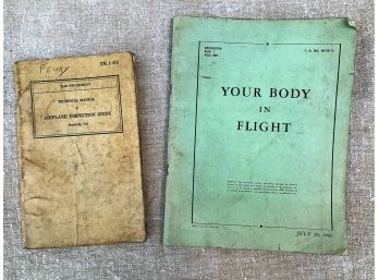 World War II SADDLE BOUND BOOKS ON AIRPLANES AND FLIGHT