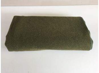 World War II US Army Olive Green Wool Blanket. In Excellent Conditon. No Tears, Rips, Holes Or Stains.