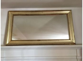 Antique Distressed Gold Mirror. Perfect For Over Fireplace Mantel. Measures 27 3/4' X 50 3/4'.