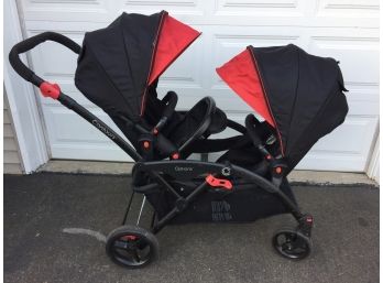 Contours Options Double Stroller. In Excellent Pre-owned Condition. Retails For $399.99.