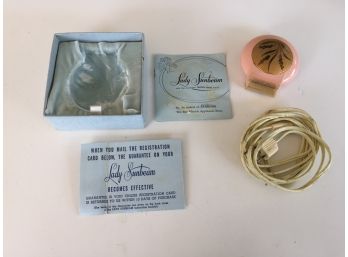 Vintage Pink Lady Sunbeam Shavemaster In Original Box With Accessories.
