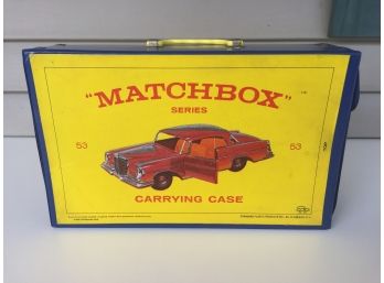 Vintage 1965 Matchbox Series Carrying Case With Handle.